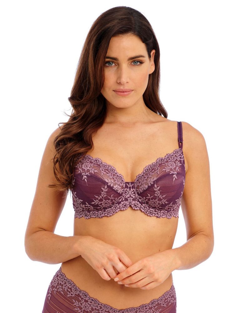 Embrace Floral Lace Wired Full Cup Bra 3 of 4