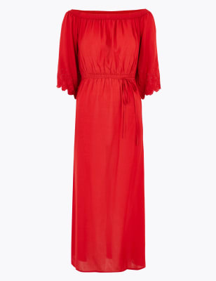 M&s best sale red dress