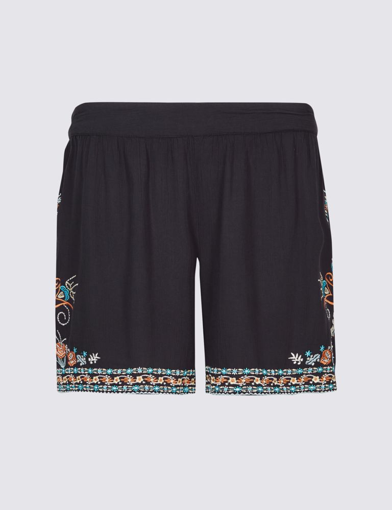 Embroidered Casual Shorts 2 of 5