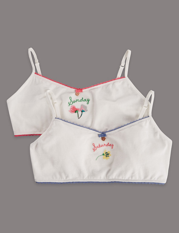 Embroidered Crop Tops (9-16 Years) Image 1 of 2