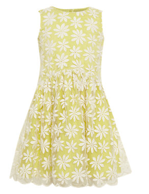 Embroidered Daisy Dress Image 2 of 3