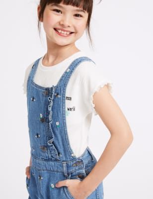 m&s kids dungarees