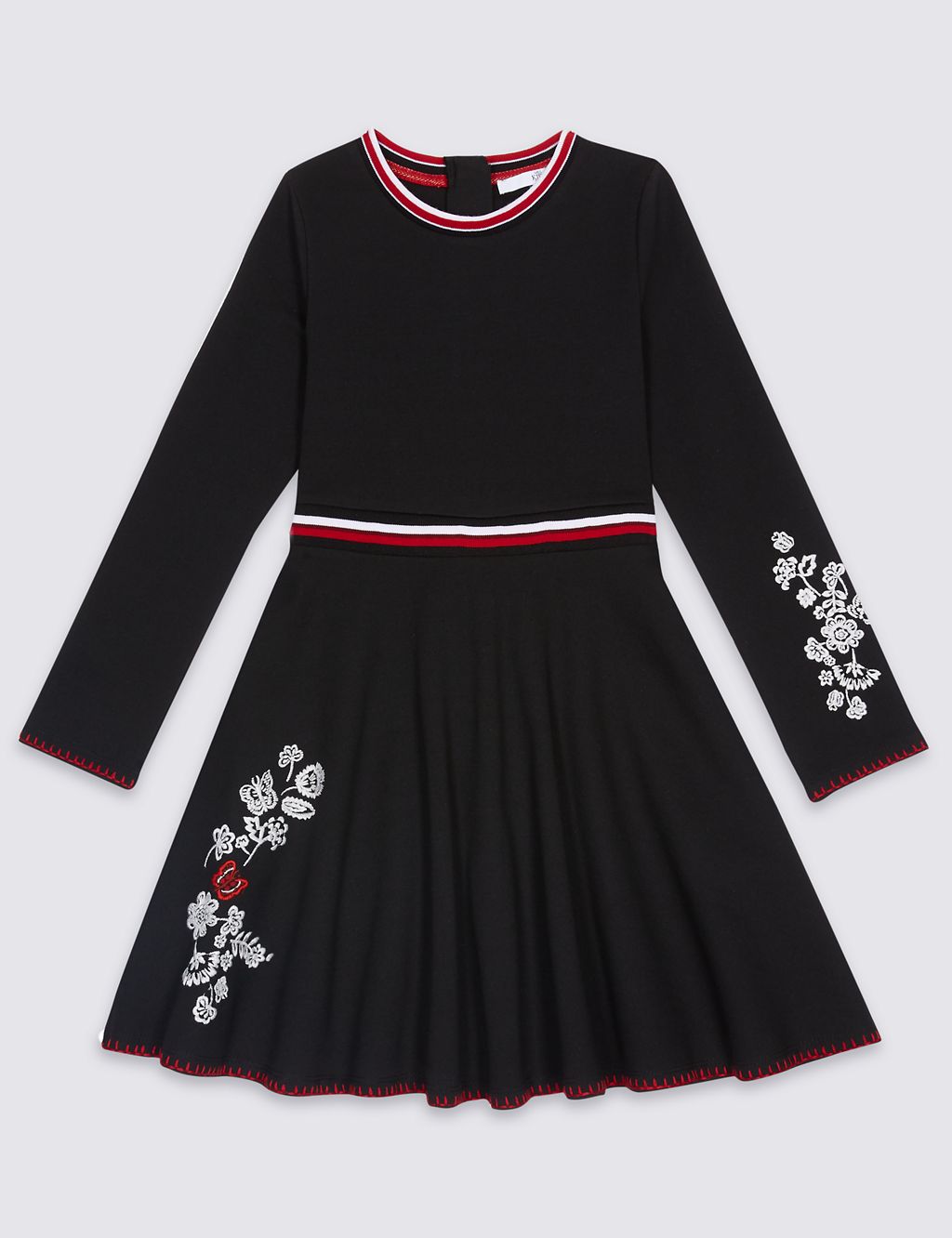 Embroidered Dress (3-14 Years) 1 of 5