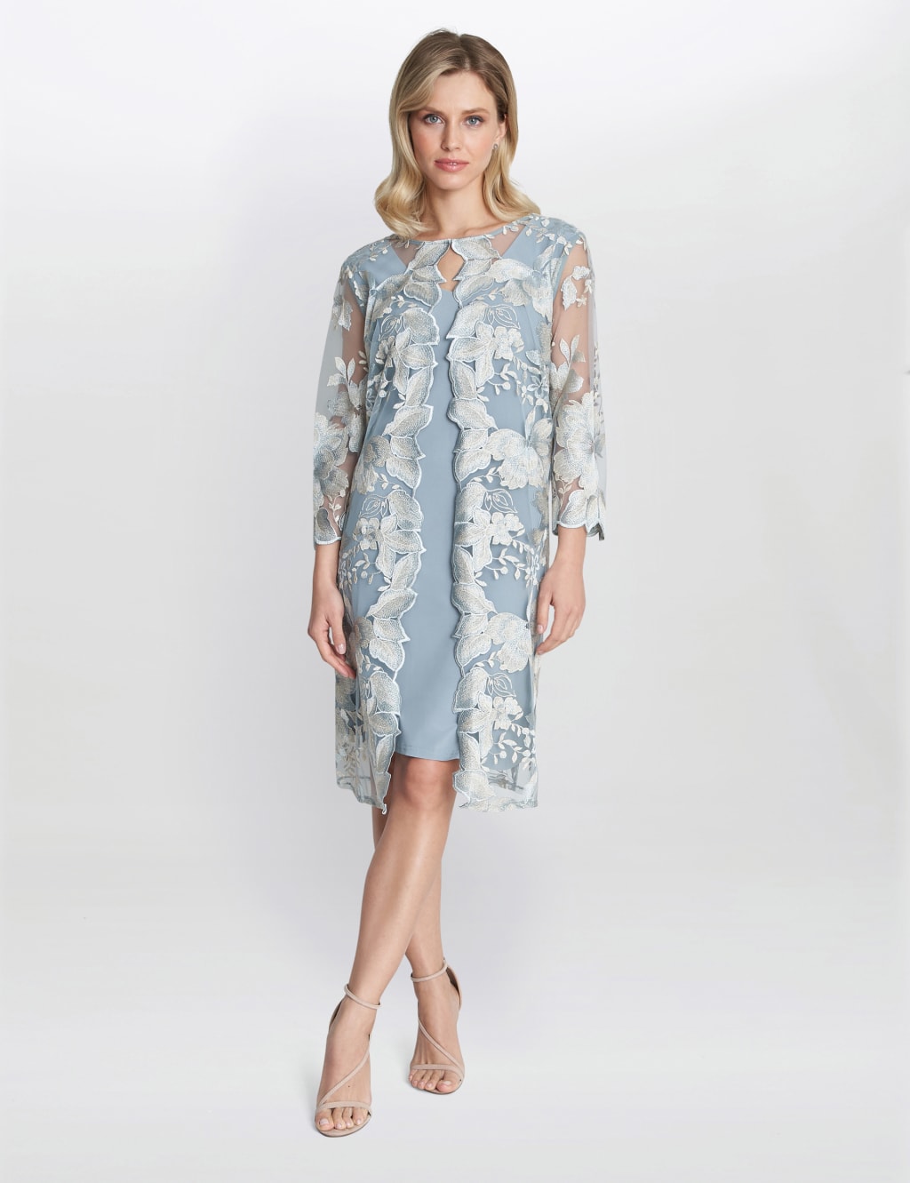 Gina bacconi red lace dress clearance