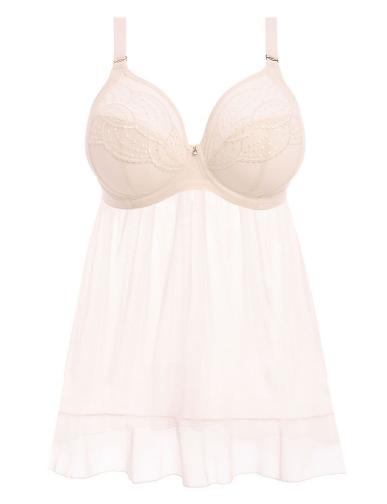 Embroidered Lace Strappy Chemise 2 of 5