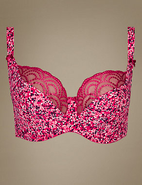 Embroidered Non-Padded Balcony Bra DD-G Image 2 of 4