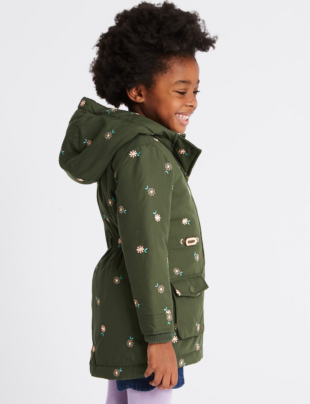 Embroidered Parka Coat (3 Months - 7 Years) 2 of 6