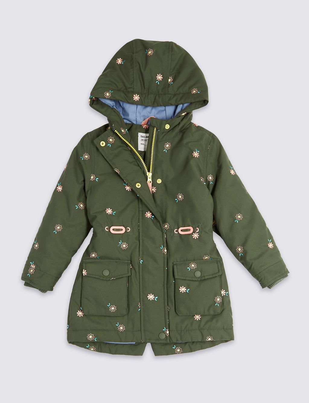 Embroidered Parka Coat (3 Months - 7 Years) 1 of 6