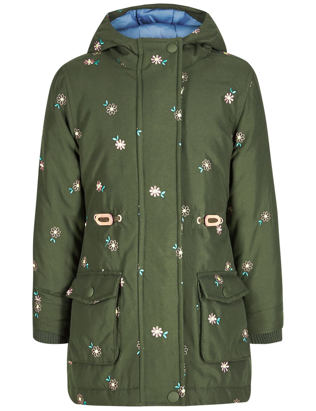 Embroidered Parka Coat (3 Months - 7 Years) 5 of 6