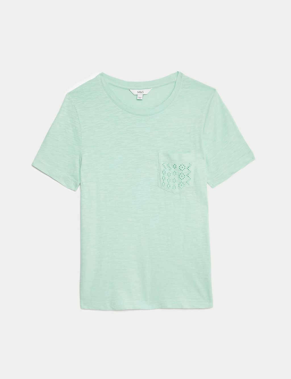 Embroidered Pure Cotton T-Shirt 1 of 5