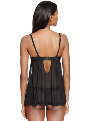 EMBROIDERED PUSH UP BABYDOLL