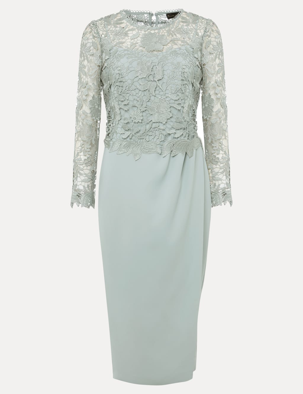 Embroidered Round Neck Midaxi Column Dress | Phase Eight | M&S