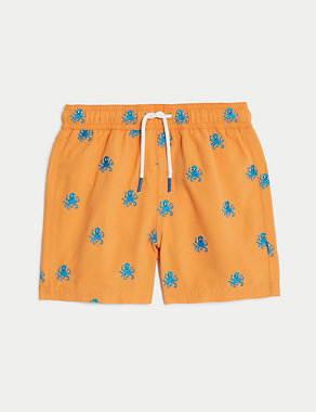 Embroidered Swim Shorts (2-8 Yrs) Image 2 of 6