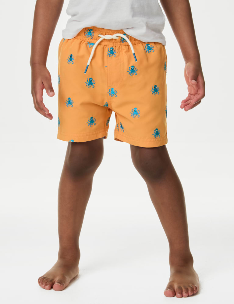 Embroidered Swim Shorts (2-8 Yrs) 3 of 6