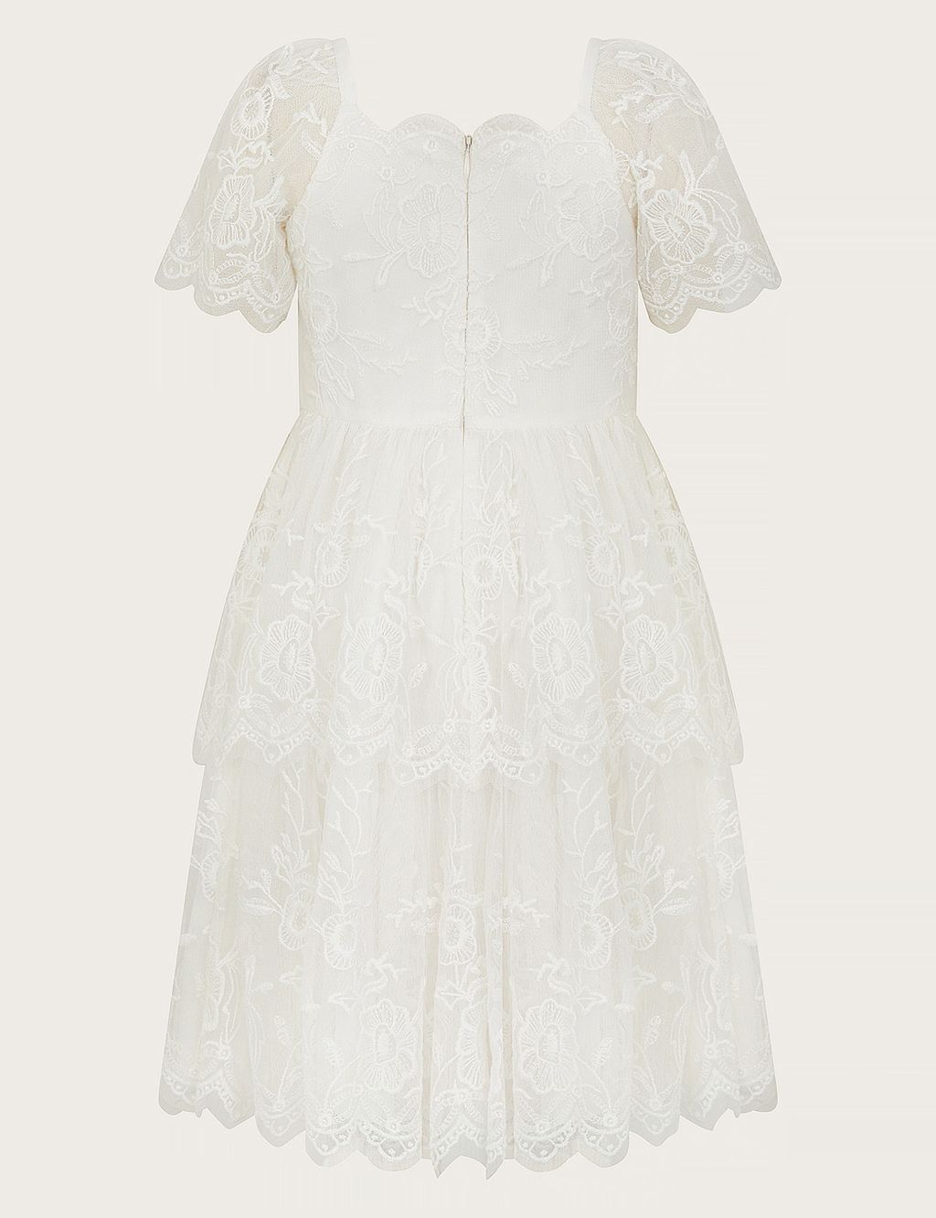 Embroidered Tiered Occasion Dress (3-13 Yrs) 1 of 3