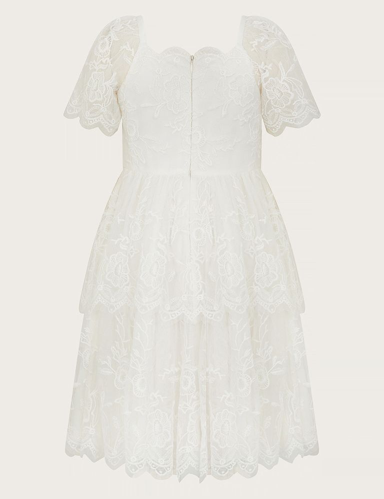 Embroidered Tiered Occasion Dress (3-13 Yrs) 2 of 3