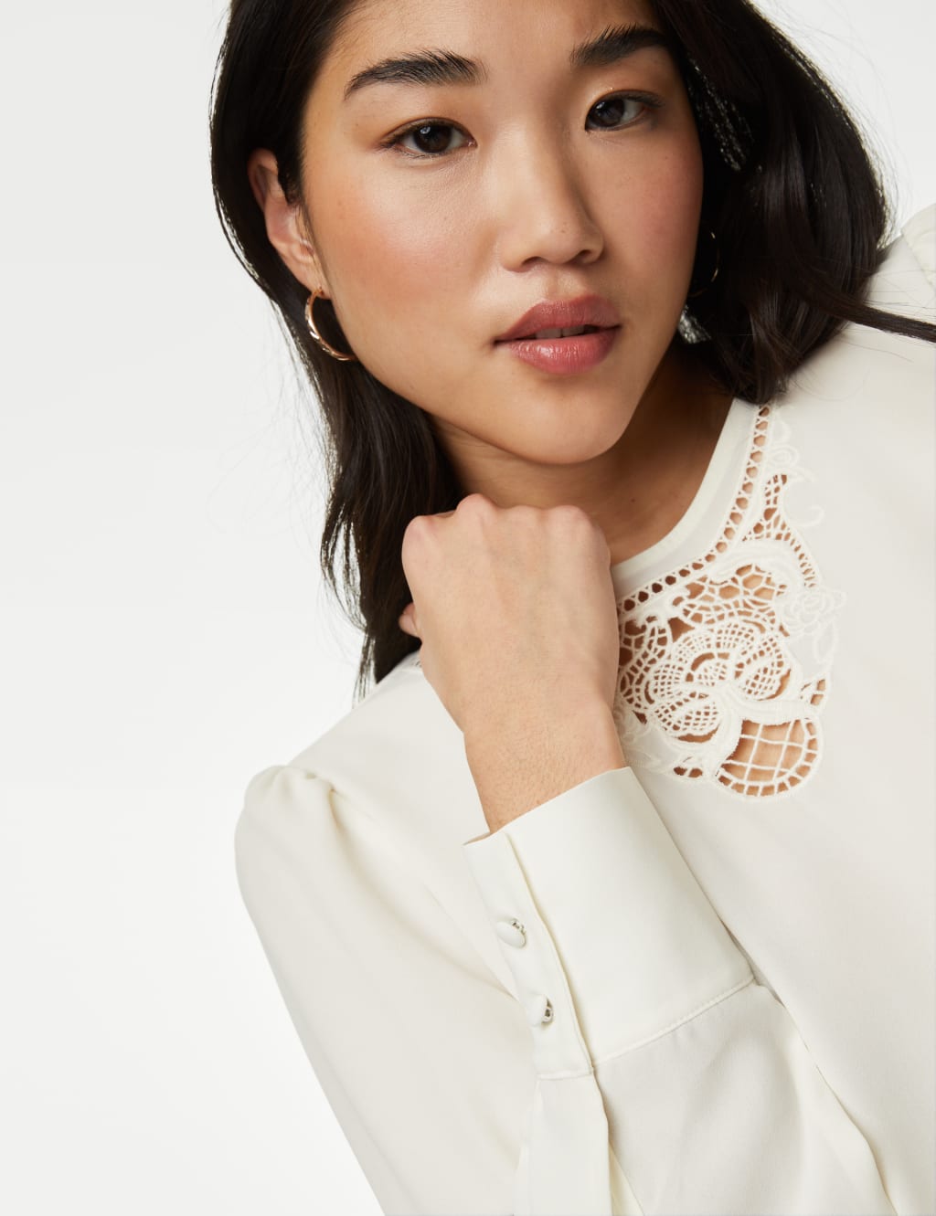 Embroidered Top M&S Collection M&S