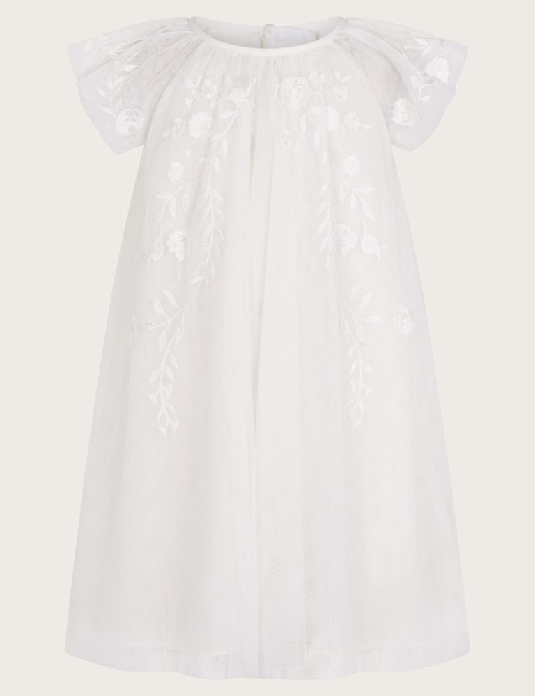 Embroidered Tulle Occasion Dress (0-3 Yrs) 1 of 3