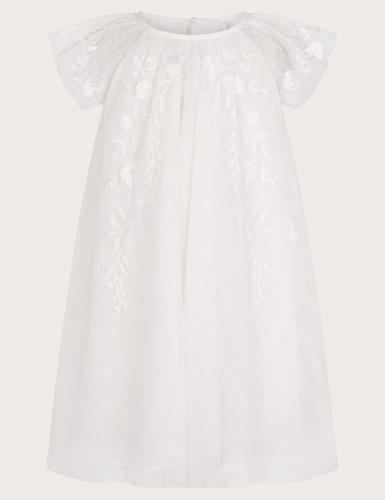 Embroidered Tulle Occasion Dress (0-3 Yrs) 1 of 3