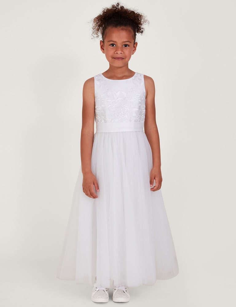 Embroidered Tulle Occasion Dress (3-13 Yrs) 1 of 5