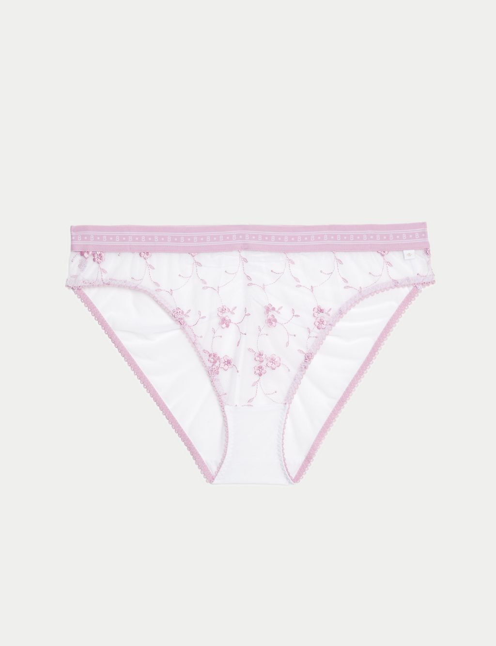 Emilia Embroidered High Leg Knickers 1 of 6