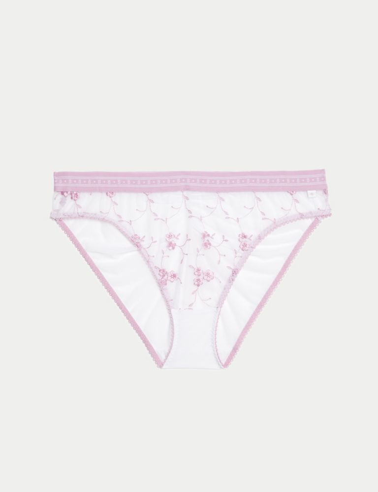 Emilia Embroidered High Leg Knickers 2 of 6