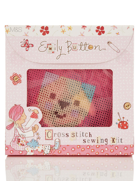 Emily Button™ Cross Stitch Sewing Kit Image 1 of 2