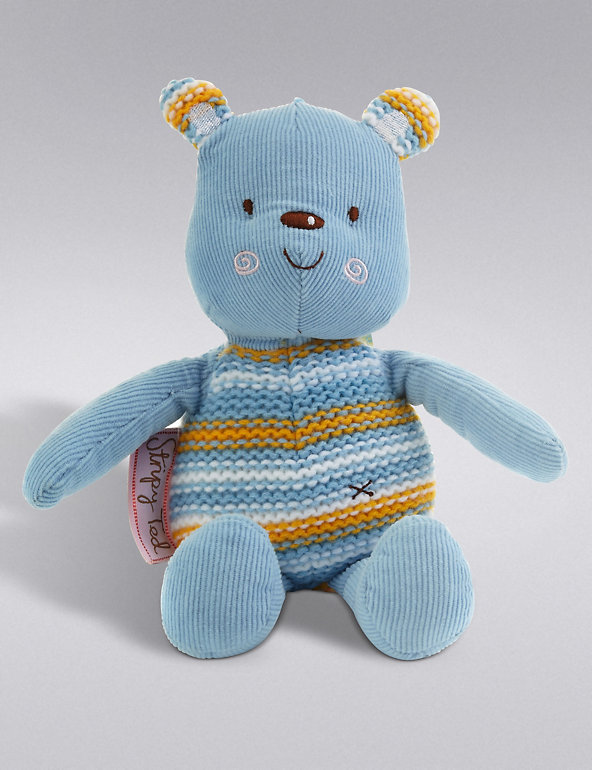 Emily Button™ Stripy Ted Soft Toy Image 1 of 2