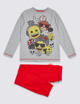 Emoji™ Pyjamas (7 16 Years) | M&S Halloween Perfume Bottle Emoji T shirt