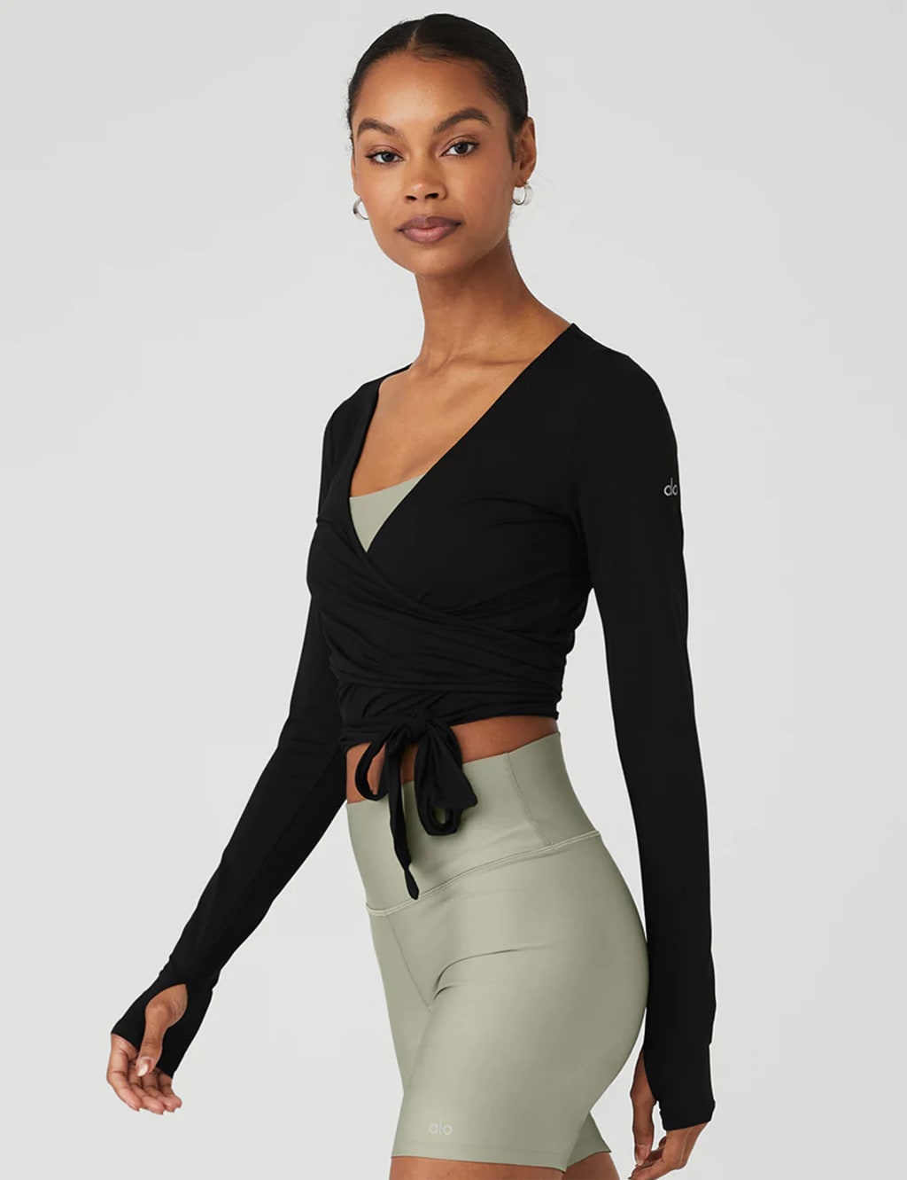 Alo yoga wrap top best sale