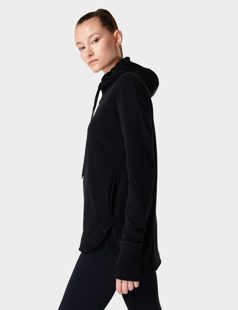 Escape Cotton Blend Fleece Relaxed Hoodie | Sweaty Betty | M&S