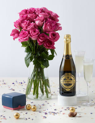 Especially For You Bouquet With Prosecco Chocolates Gift M S