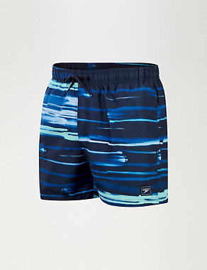 Essentials Pocketed Striped Swim Shorts Image 2 of 7