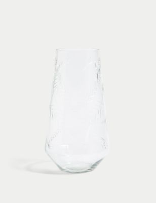 Etched Glass Vase Image 2 of 4