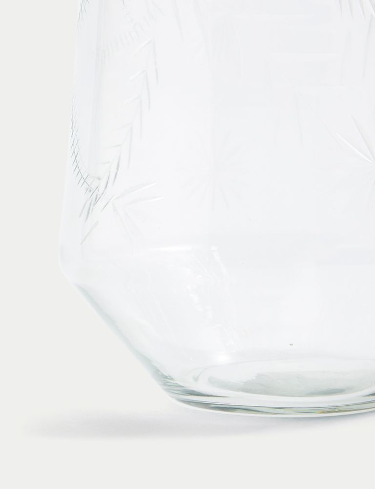 Etched Glass Vase 4 of 4