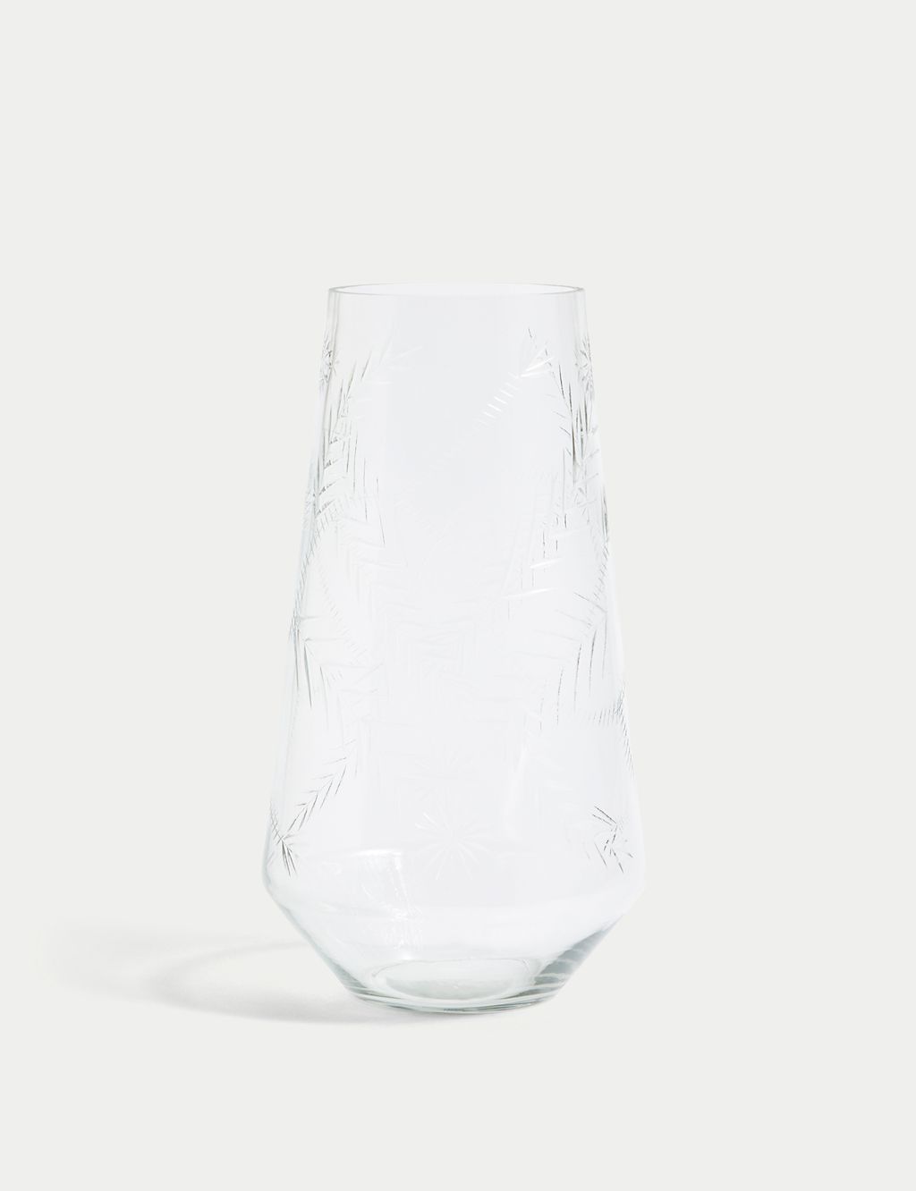 Etched Glass Vase 1 of 4