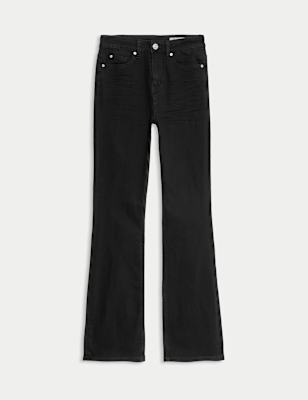 Mid rise slim 2025 boot leg jeans