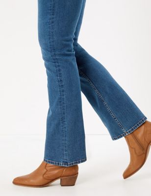m&s bootleg jeans