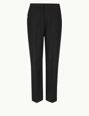 m&s ladies white trousers