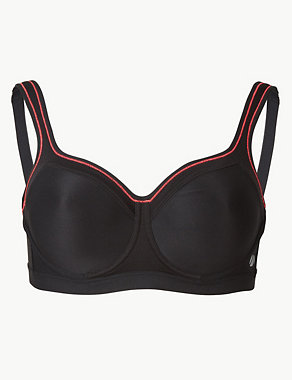 Extra High Impact Non-Padded Sports Bra A-GG Image 2 of 6