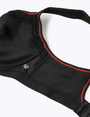 Marks & Spencer Full : Buy Marks & Spencer Extra High Impact Non-padded Sports  Bra Aa-g - Black Online