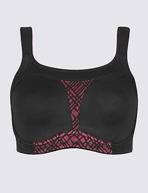 Extra High Impact Underwired Serious Sports Bra B-G Image 2 of 4
