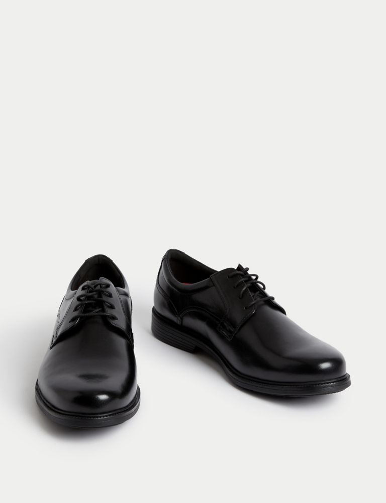 Extra Wide Fit Airflex™ Leather Derby Shoes 2 of 4