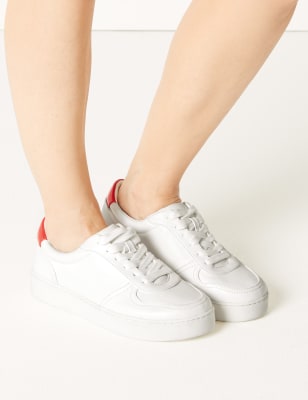 M&s womens sale white trainers