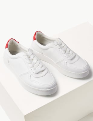 Extra wide store fit trainers