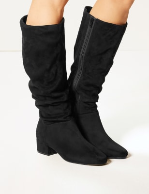 marks and spencer wide calf boots
