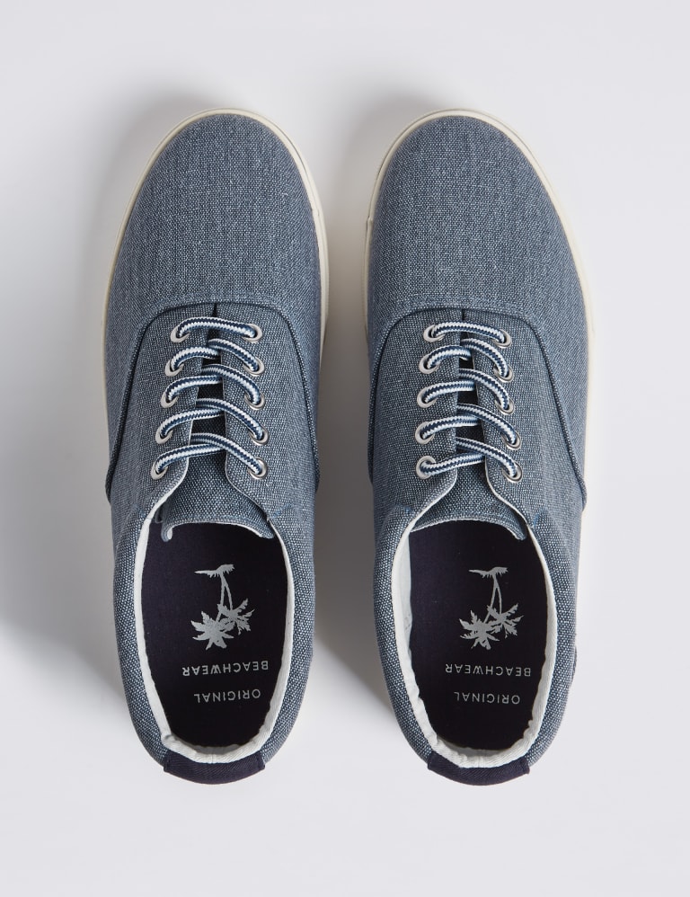 Mens wide fit canvas pumps online