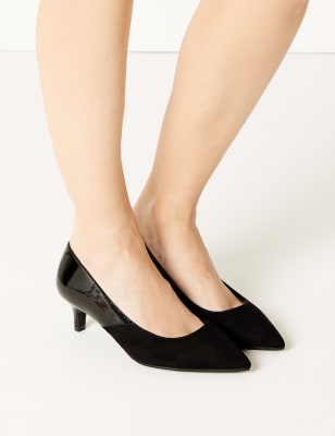 Kitten heel shoes marks best sale and spencer