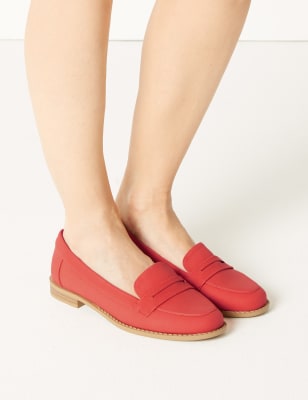 wide width penny loafers