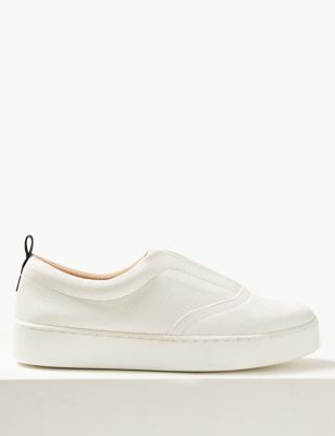 Extra Wide Fit Slip-on Trainers | M\u0026S 